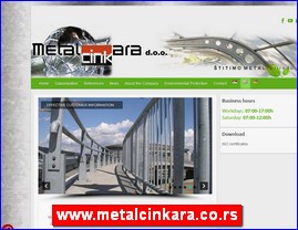 Metal industry, www.metalcinkara.co.rs