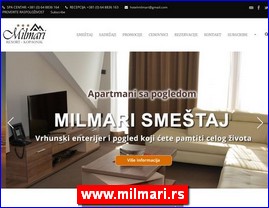 Hoteli, moteli, hosteli,  apartmani, smeštaj, www.milmari.rs