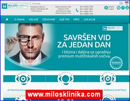 Clinics, doctors, hospitals, spas, Serbia, www.milosklinika.com