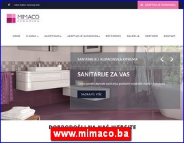 Sanitaries, plumbing, www.mimaco.ba
