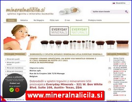 Cosmetics, cosmetic products, www.mineralnalicila.si