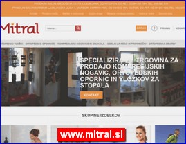 Medicinski aparati, ureaji, pomagala, medicinski materijal, oprema, www.mitral.si