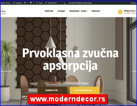 Akusti�ni paneli, heksagon akusti�ni elementi, akusti�ni heksagon paneli, heksagon paneli, hexagon paneli, 3D letvice, PVC paneli, PU stone paneli, bambusovi paneli, PVC podprozorske daske, lajsne, delovi za roletne, komarnici, gra�evinska hemija, Modern Decor, Beograd, Kalu�erica, www.moderndecor.rs
