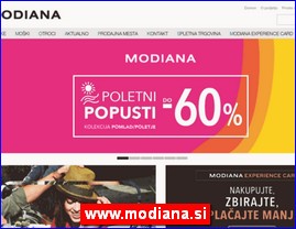Clothes, www.modiana.si