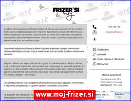 Frizeri, saloni lepote, kozmetiki saloni, www.moj-frizer.si