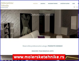 Farbanje enterijera, molersko dekorativne usluge, gipsarske usluge, molerske tehnike, sputeni plafoni, led rasveta, police od gipsa, ankovi od rigips ploa, Beograd, www.molersketehnike.rs