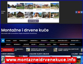 Prefabricated houses, www.montazneidrvenekuce.info