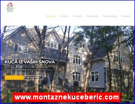 Prefabricated houses, www.montaznekuceberic.com