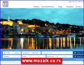 Real estate, Serbia, www.mozaik.co.rs