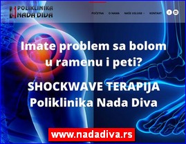 Clinics, doctors, hospitals, spas, laboratories, www.nadadiva.rs
