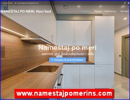 Nametaj po meri, kuhinje, plakari, ormari, garderoberi, Novi Sad, www.namestajpomerins.com