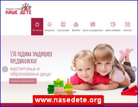 Kindergartens, nurseries, www.nasedete.org