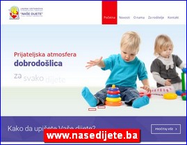 Kindergartens, nurseries, www.nasedijete.ba