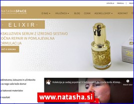 Frizeri, saloni lepote, kozmetiki saloni, www.natasha.si