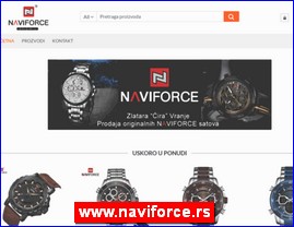 Jewelers, gold, jewelry, watches, www.naviforce.rs