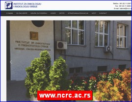 Clinics, doctors, hospitals, spas, Serbia, www.ncrc.ac.rs
