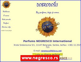 Cosmetics, cosmetic products, www.negresco.rs
