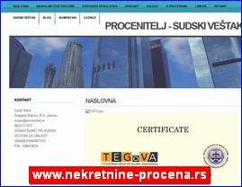 Real estate, Serbia, www.nekretnine-procena.rs