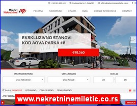 Nekretnine, Srbija, www.nekretninemiletic.co.rs