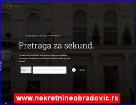 Nekretnine, Srbija, www.nekretnineobradovic.rs