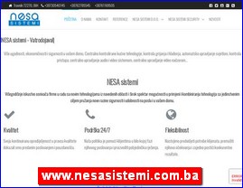 Alarmi, obezbedjenje, www.nesasistemi.com.ba