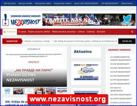 Nevladine organizacije, Srbija, www.nezavisnost.org