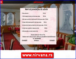 Pizza, pizzerias, pancake houses, www.nirvana.rs