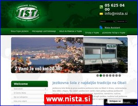 Foreign language schools, www.nista.si