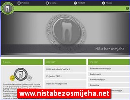 Stomatološke ordinacije, stomatolozi, zubari, www.nistabezosmijeha.net