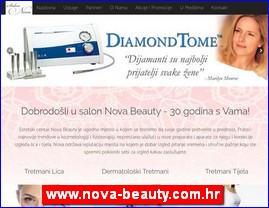 Frizeri, saloni lepote, kozmetiki saloni, www.nova-beauty.com.hr