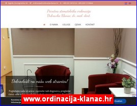 Stomatološke ordinacije, stomatolozi, zubari, www.ordinacija-klanac.hr