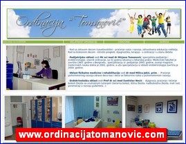 Clinics, doctors, hospitals, spas, Serbia, www.ordinacijatomanovic.com