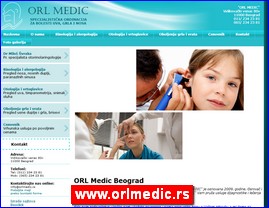 Clinics, doctors, hospitals, spas, Serbia, www.orlmedic.rs