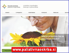 Clinics, doctors, hospitals, spas, laboratories, www.paliativnaoskrba.si