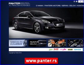 Automobili, servisi, delovi, Beograd, www.panter.rs