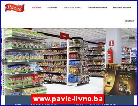 Supermarkets, trade, www.pavic-livno.ba