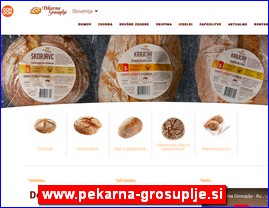 Bakeries, bread, pastries, www.pekarna-grosuplje.si