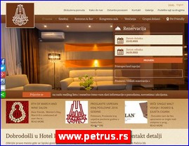 Hoteli, moteli, hosteli,  apartmani, smeštaj, www.petrus.rs