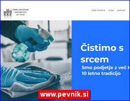 Agencije za ienje, spremanje stanova, www.pevnik.si