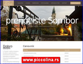 Pizza, pizzerias, pancake houses, www.piccolina.rs