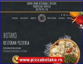 Pizza, pizzerias, pancake houses, www.pizzabotako.rs