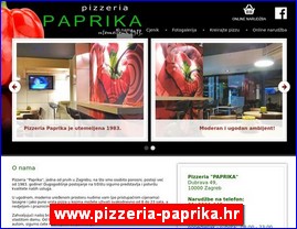 Pizza, pizzerias, pancake houses, www.pizzeria-paprika.hr