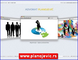 Lawyers, law offices, www.planojevic.rs