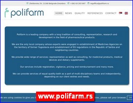 Drugs, preparations, pharmacies, www.polifarm.rs