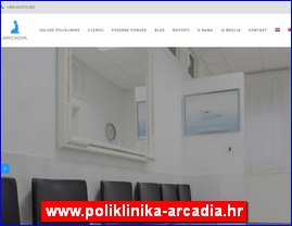 Clinics, doctors, hospitals, spas, laboratories, www.poliklinika-arcadia.hr