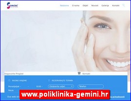 Clinics, doctors, hospitals, spas, laboratories, www.poliklinika-gemini.hr