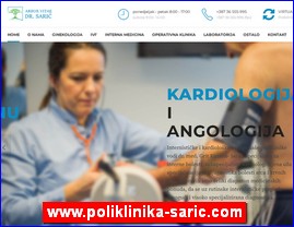 Clinics, doctors, hospitals, spas, laboratories, www.poliklinika-saric.com