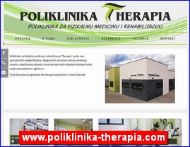 Clinics, doctors, hospitals, spas, laboratories, www.poliklinika-therapia.com