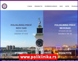 Clinics, doctors, hospitals, spas, laboratories, www.poliklinika.rs