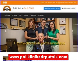 Clinics, doctors, hospitals, spas, laboratories, www.poliklinikadrputnik.com